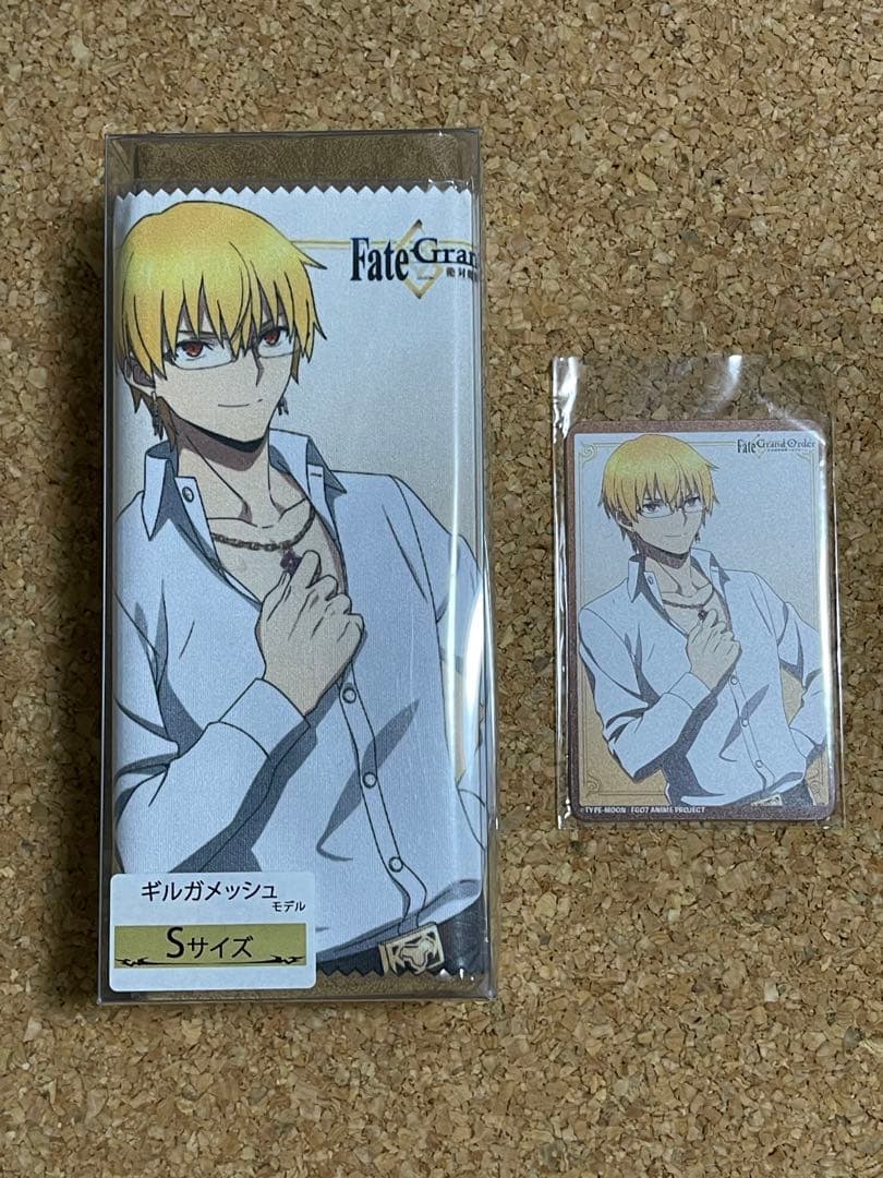 [新品・未開封] FGO Fate 執事眼鏡コラボ　ギルガメッシュ＋カードミラー