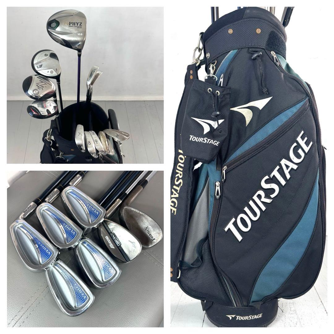 本格派 メンズゴルフクラブ 12本 フルセット ゴルフセット お試しセット