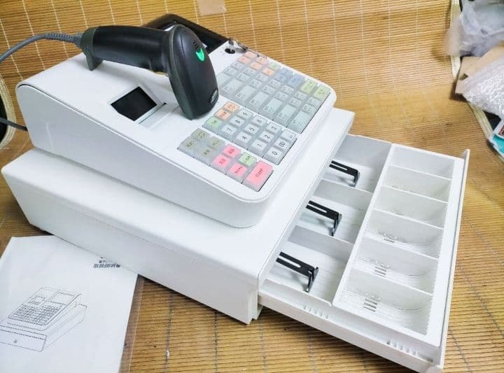 クローバーレジスター　JET-670上位スキャナ付き　PC連携　551009