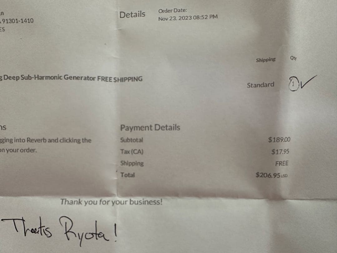 【希少：日本未販売】　OPFXS オクターバー DIG DEEP