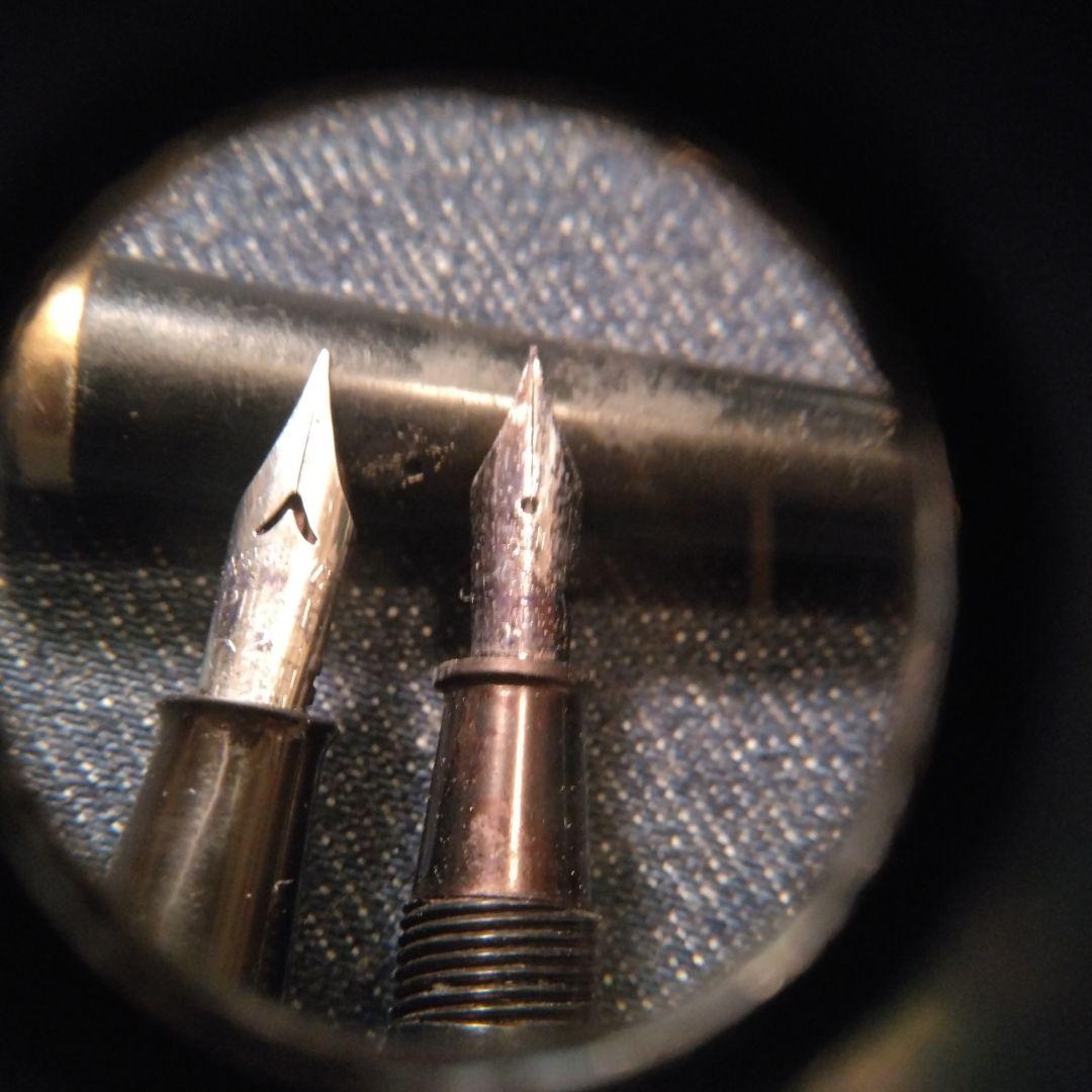 古い万年筆　エボナイト？ ジャンク品　筆記用具　ビンテージ