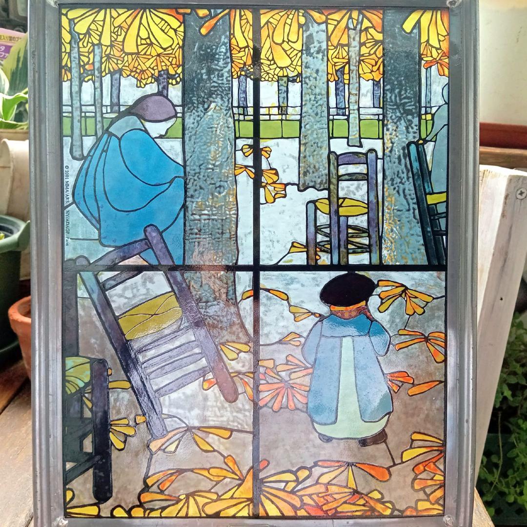 ルイスCティファニー ステンドグラス グザヴィエ 庭 グラスマスターズ社