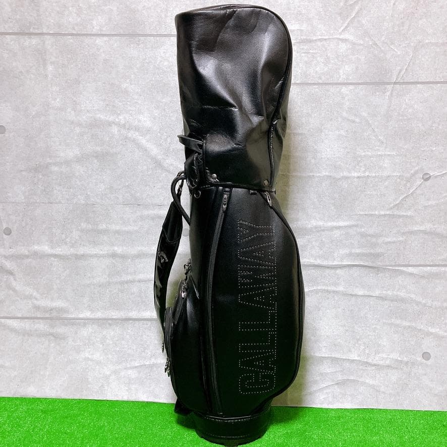【極美品】Callaway ゴルフ キャディバッグ ブラック 9.5型 カート式