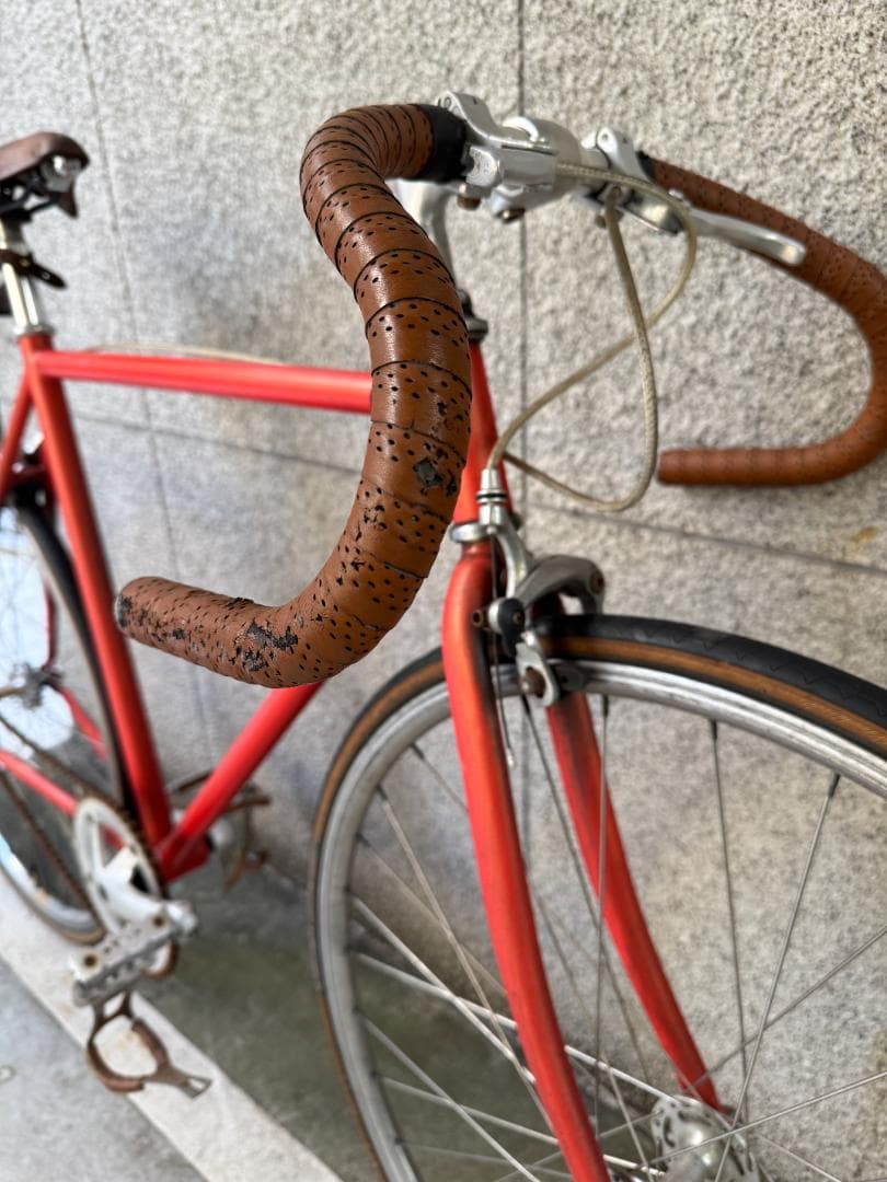 k*m様 オレンジxレザー ピストバイク(Diners)