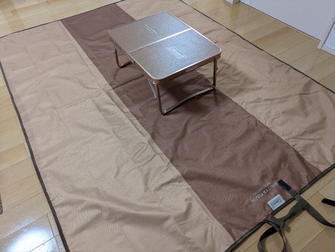 コールマン ユナイテッドアローズ レジャーシート ミニテーブルプラス UA21