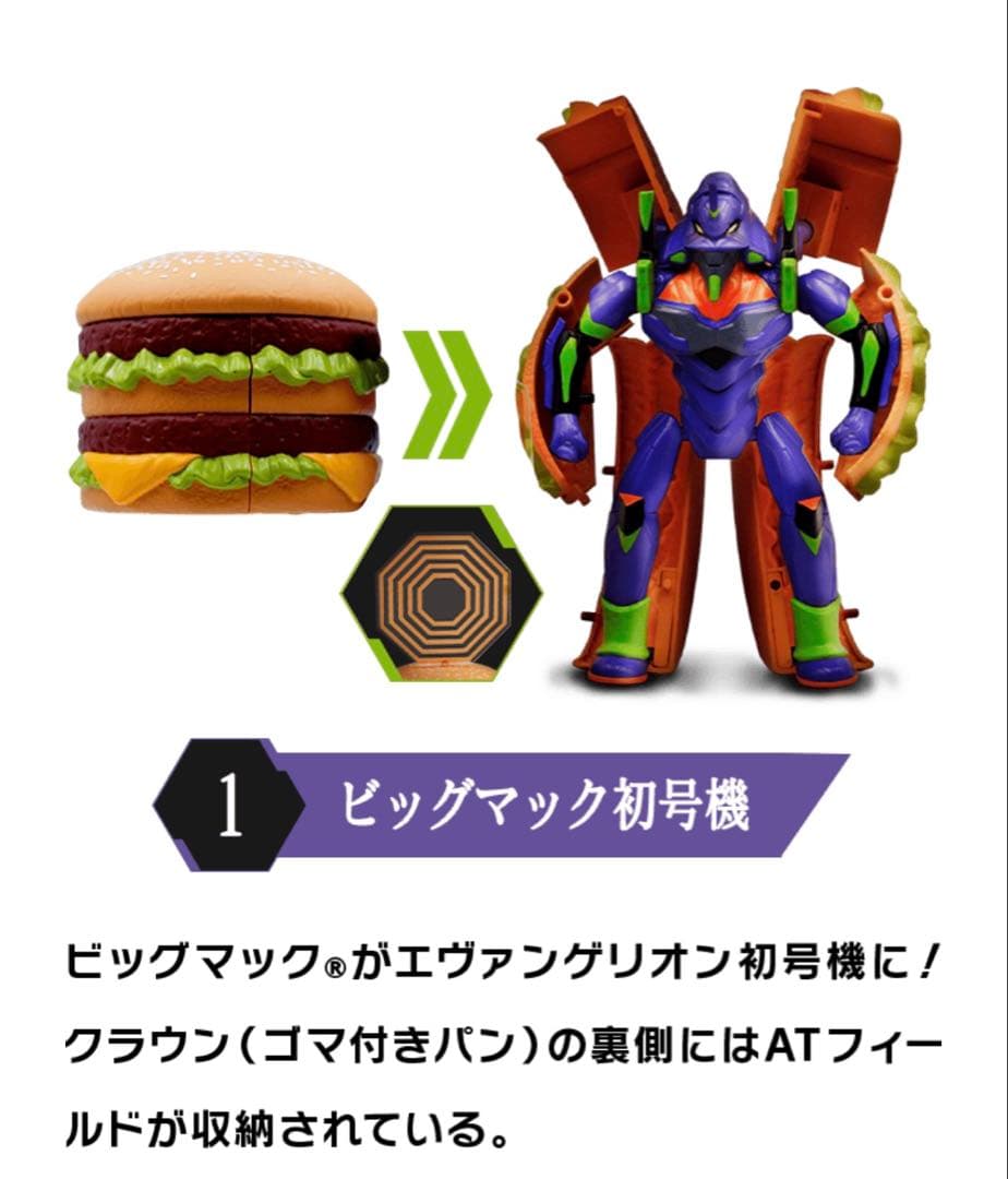 ‼️本日限定‼️マクドナルド　エヴァンゲリオン　ゴジラ　フィギュア