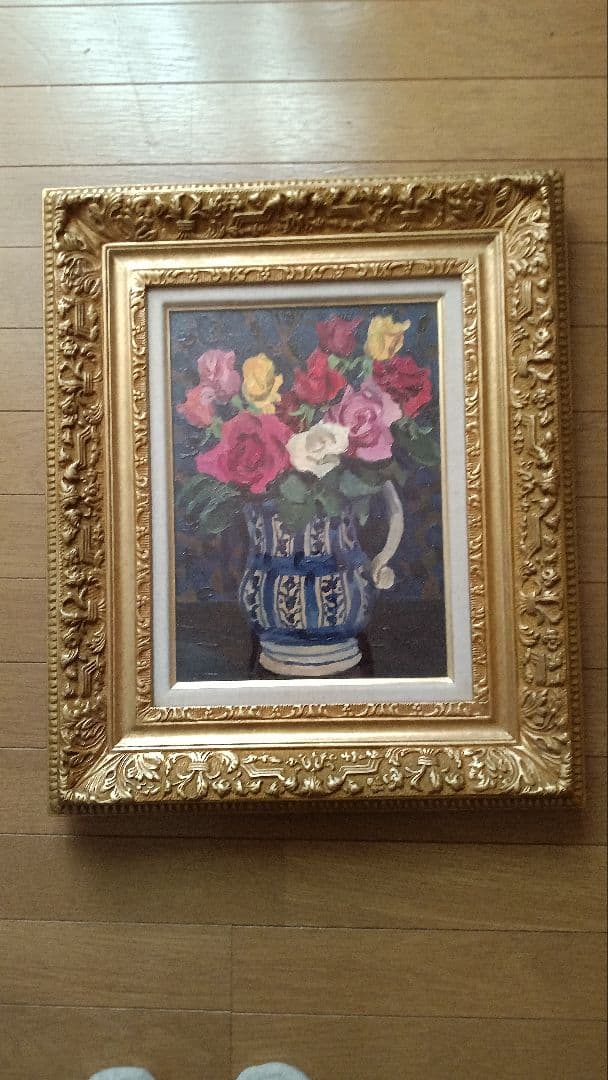 大津鎮雄　スペイン壺のばら