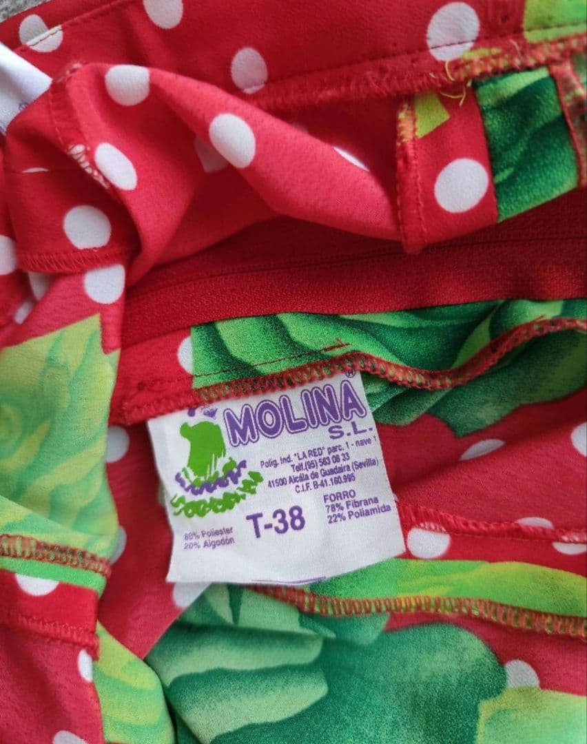 【期間限定セール】フラメンコ衣装 セパレートドレス スペイン生地縫製