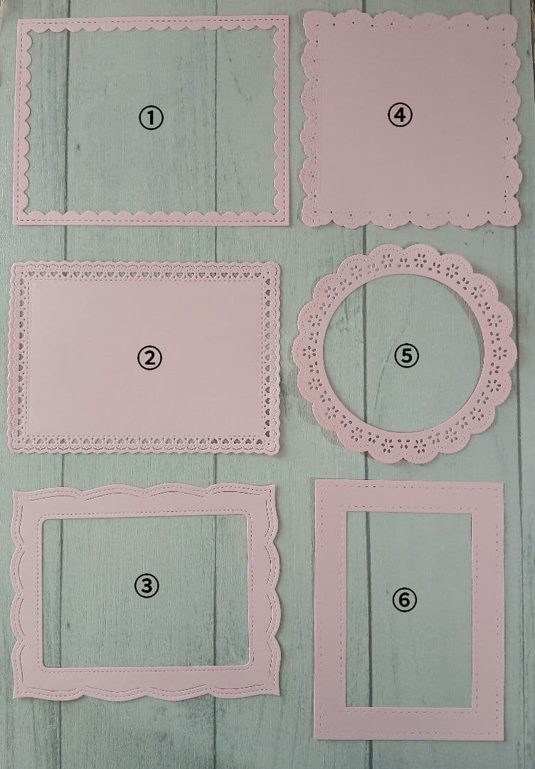 ダイカット　フレーム　オーダーページ