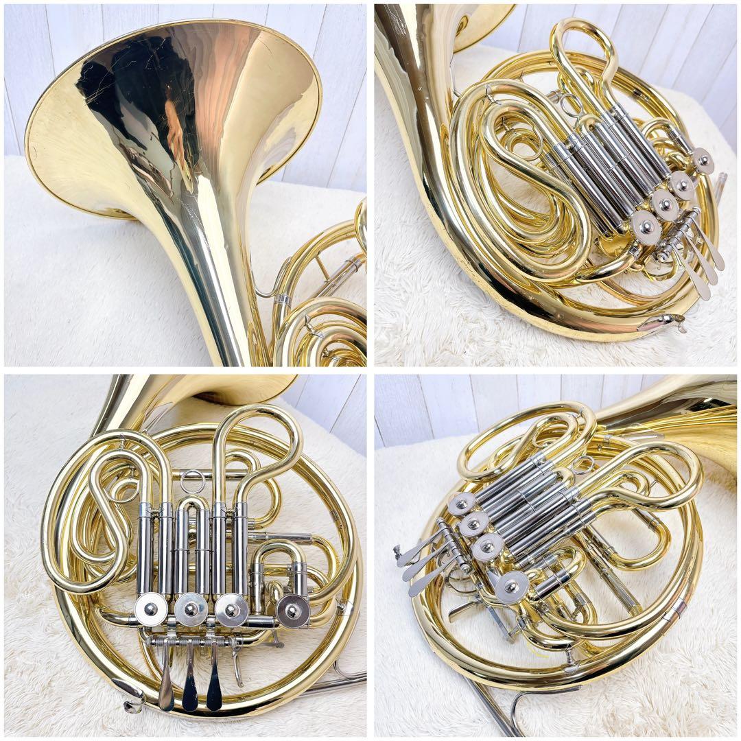 YAMAHA ヤマハ YHR-664 フルダブルホルン マウスピース付き