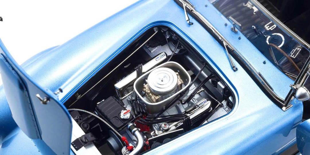 京商　シェルビー コブラ　427 S/C Viking Blue 1/12