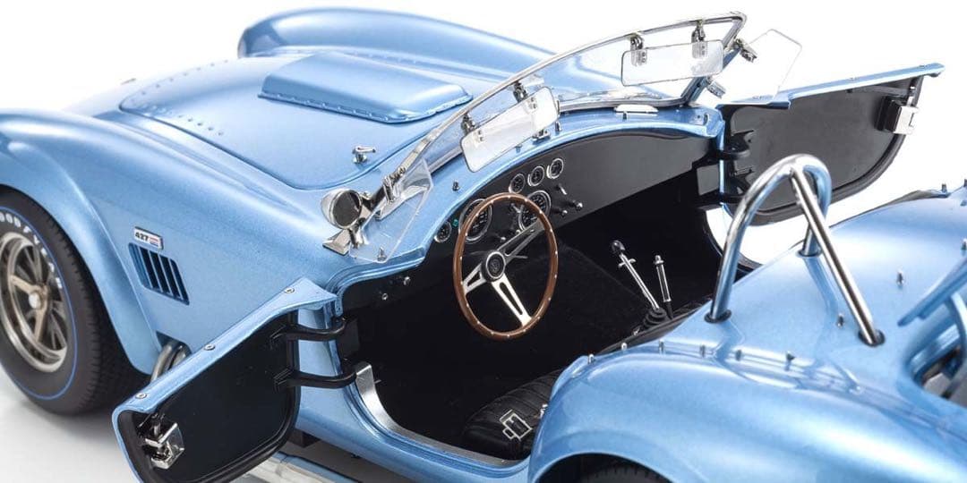 京商　シェルビー コブラ　427 S/C Viking Blue 1/12