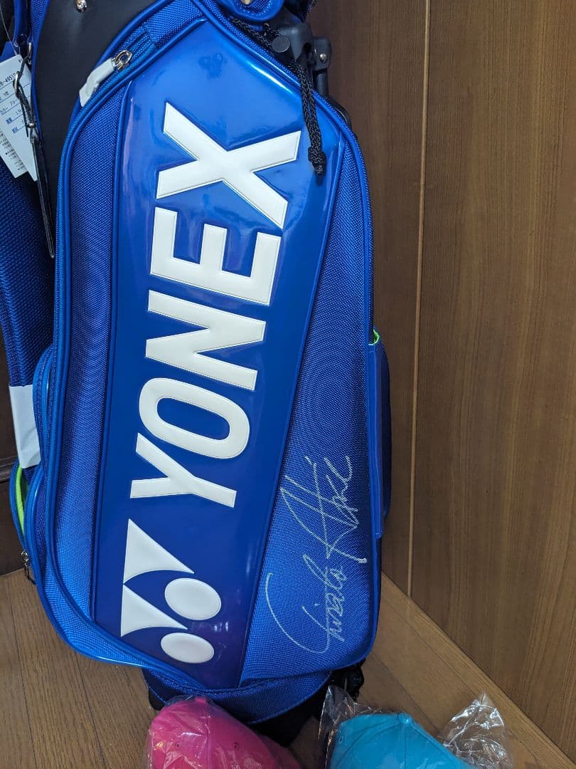 定価80000円値下げ交渉可！貴重！岩井姉妹サイン入りキャディバッグ&キャップ