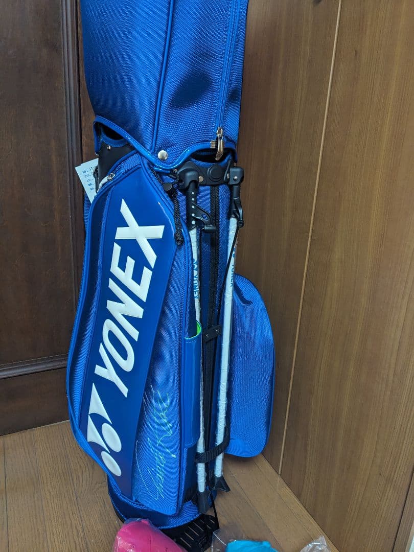 定価80000円値下げ交渉可！貴重！岩井姉妹サイン入りキャディバッグ&キャップ