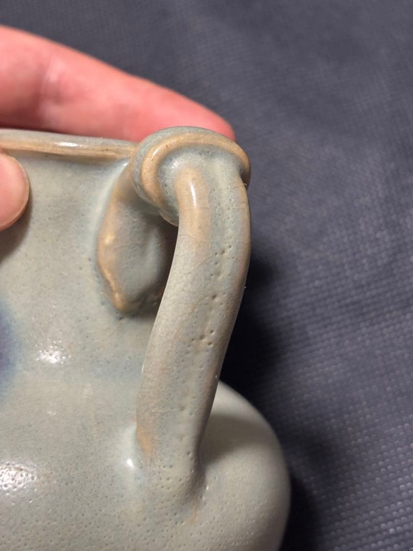 中国古美術品　鈞窯　茶壺　执壺