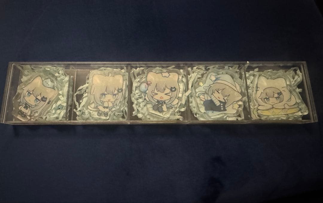 nachoneko なちょ猫 ミニミニなちょアクリルキューブ【5個セット】