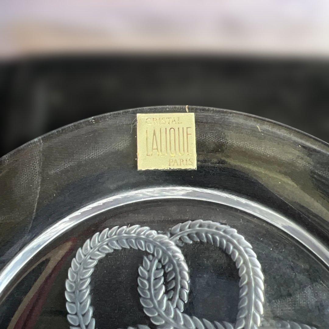 Lalique クリスタルガラス プレート4/6