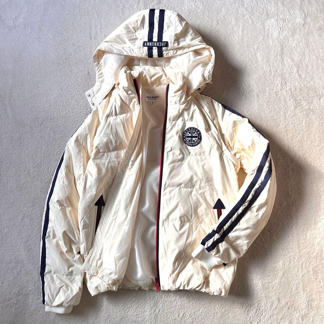 良品JackBunny!!4WAYダウンジャケットゴルフメンズ4フード付ベスト