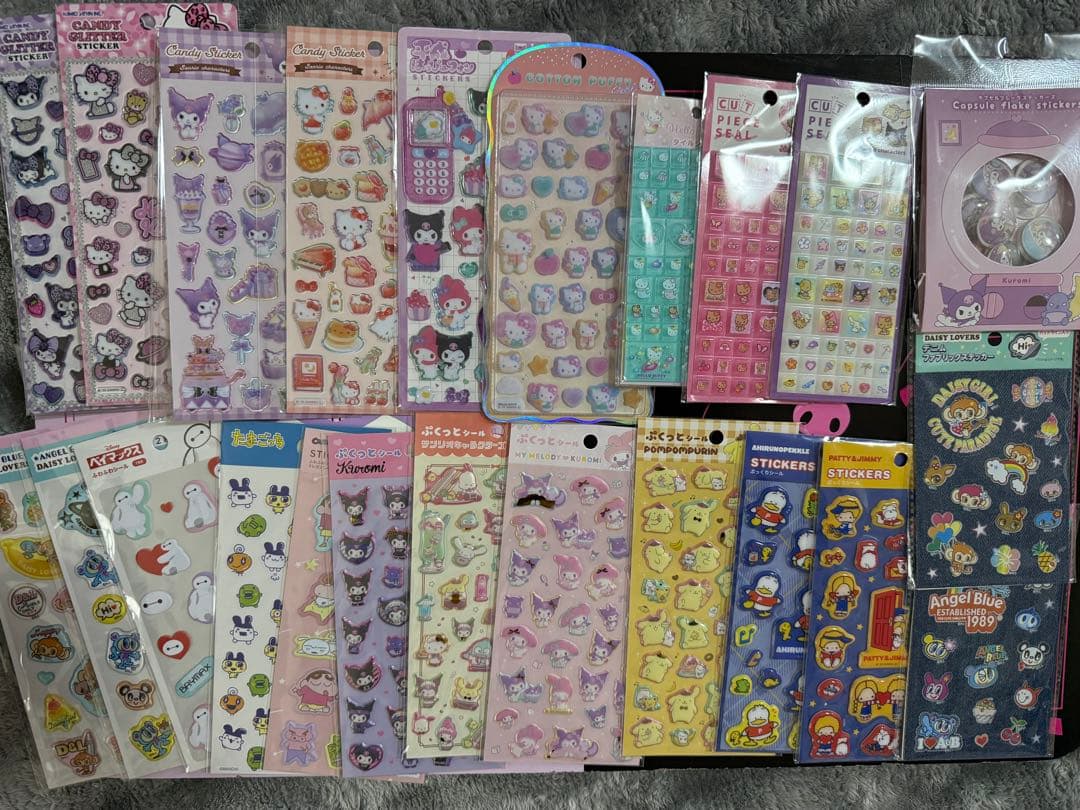 キャラクターシールセット多数ボンボンドロップシール 平面シール ウォーターシール