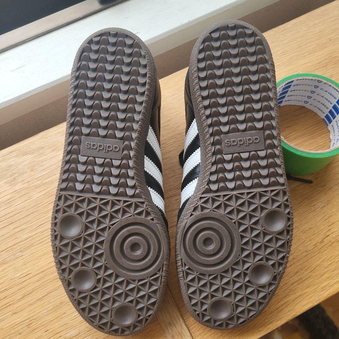 adidas Samba ブラック/ホワイト シューズ 23.5センチ