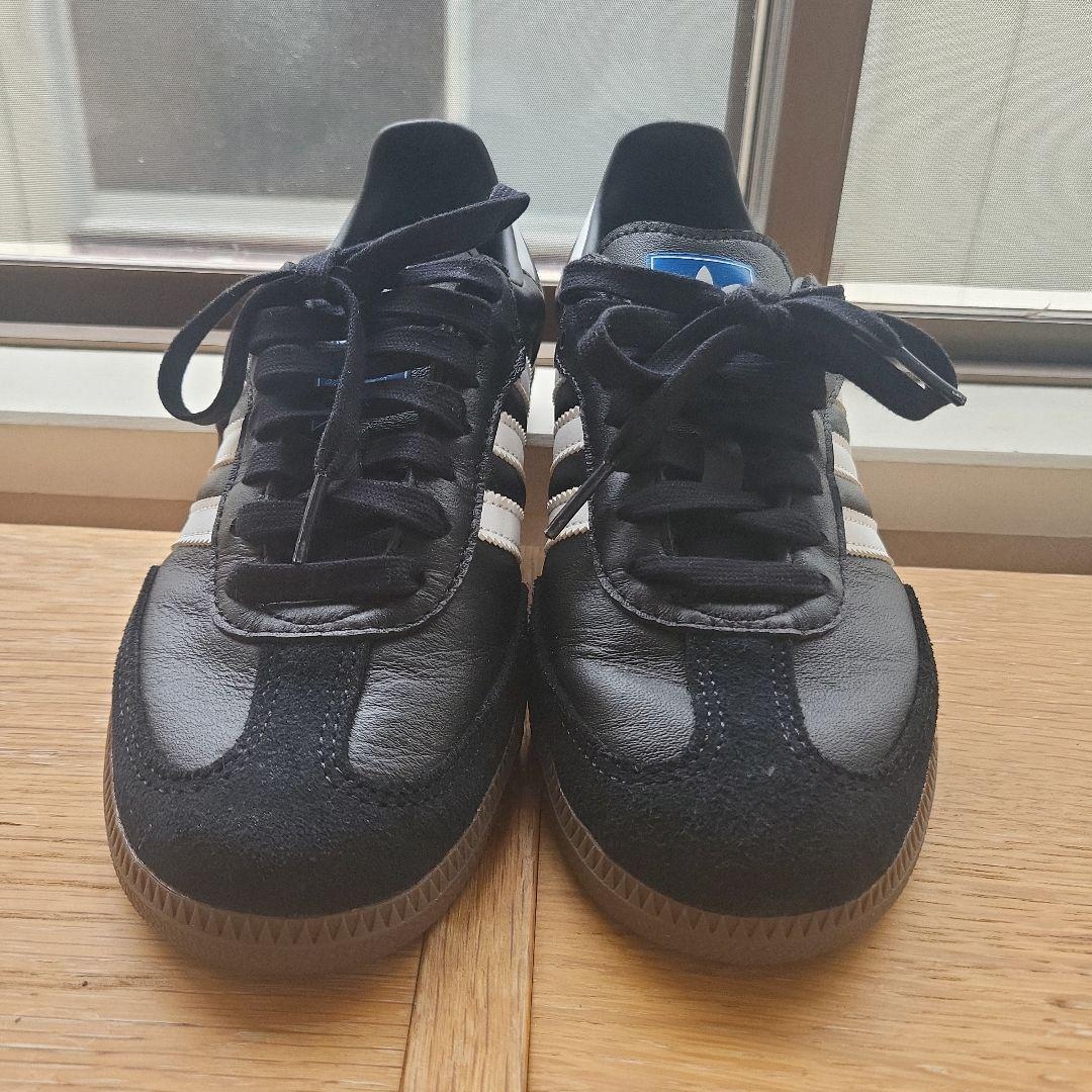 adidas Samba ブラック/ホワイト シューズ 23.5センチ