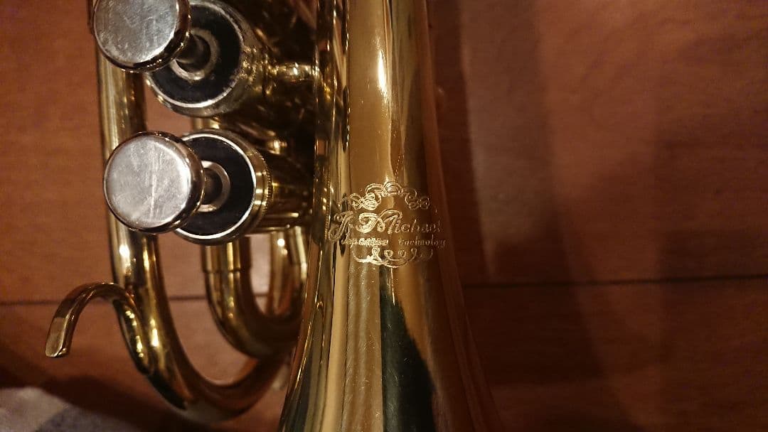 J.マイケル ポケットトランペット 純正ハードケース付き