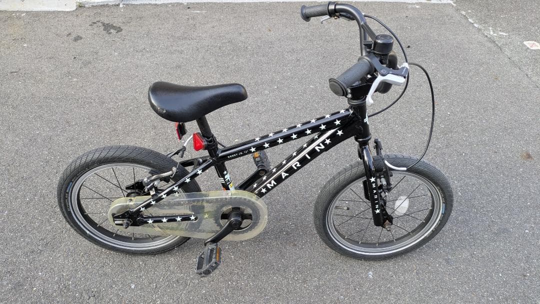 MARIN Donky Jr 16インチ ブラック 星柄 直接引取限定 大阪