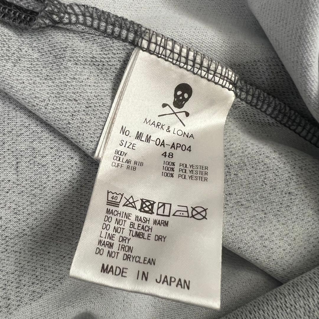MARK&LONA マークアンドロナ　ポロシャツ　メンズ　ゴルフ　48 ロゴ　L