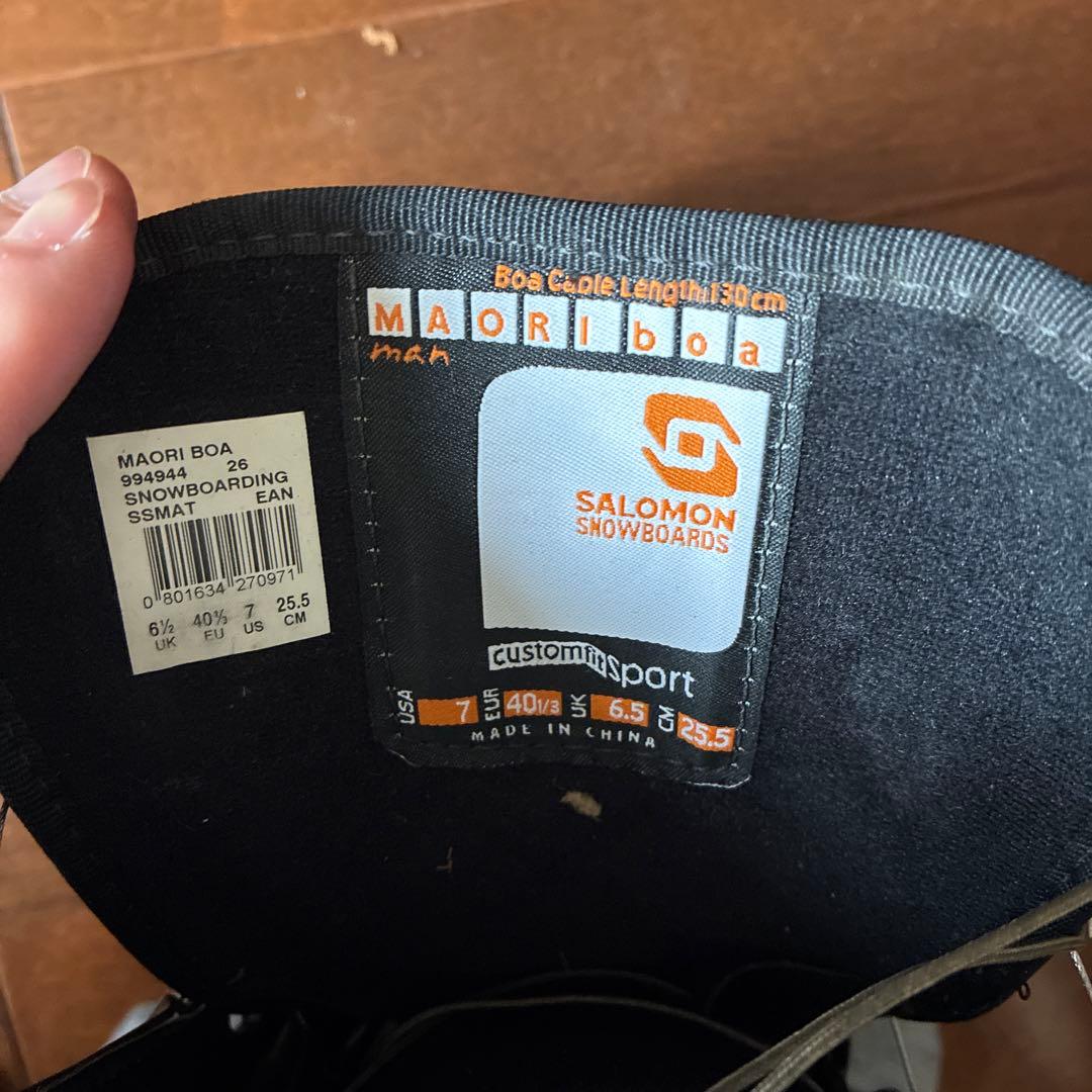 スノーボードブーツ ブラック ボアシステム搭載