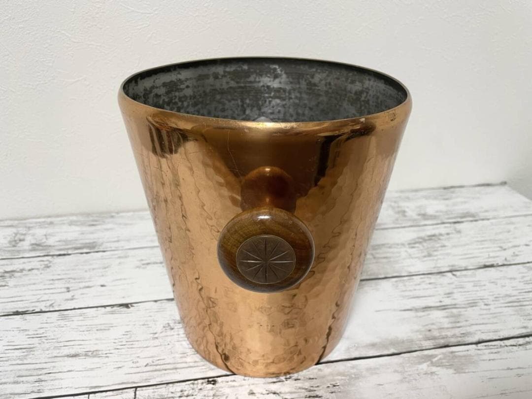 MADE STOCKLI NETSTAL SWISS 銅 ボトルクーラー バケツ