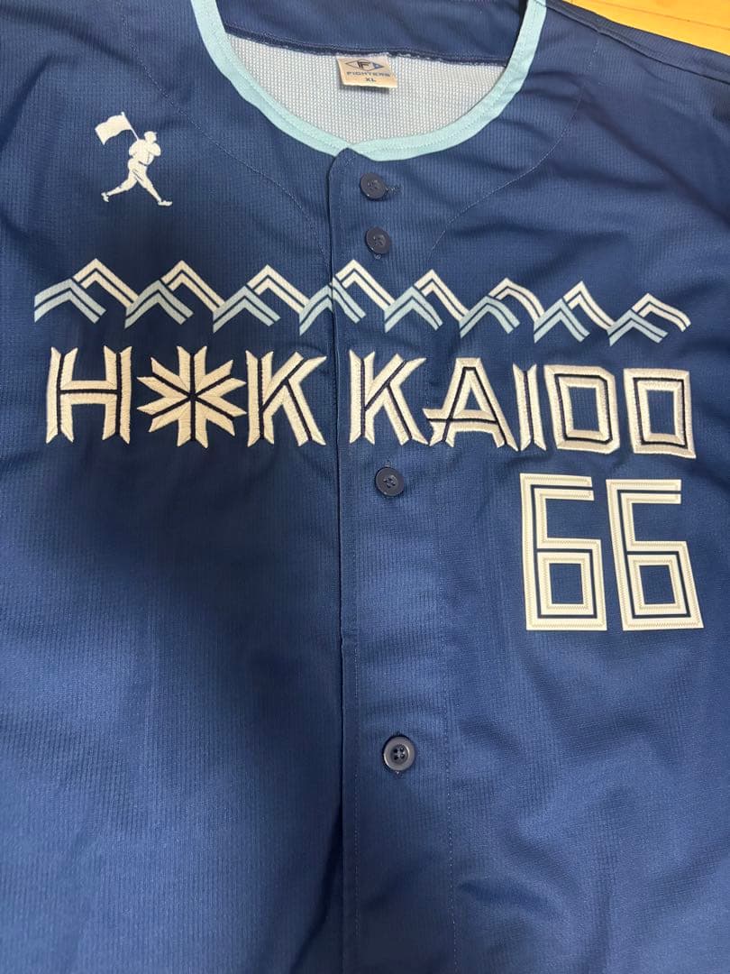 日本ハムファイターズ 万波中正 ユニフォーム we love Hokkaido