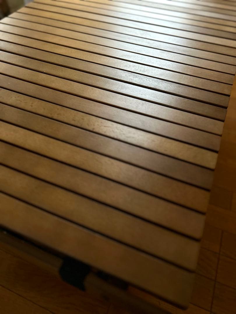 Hilanders ウッドロールトップテーブル 120×60cm