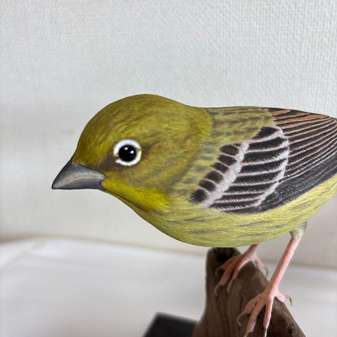 バードカービング　ノジコ