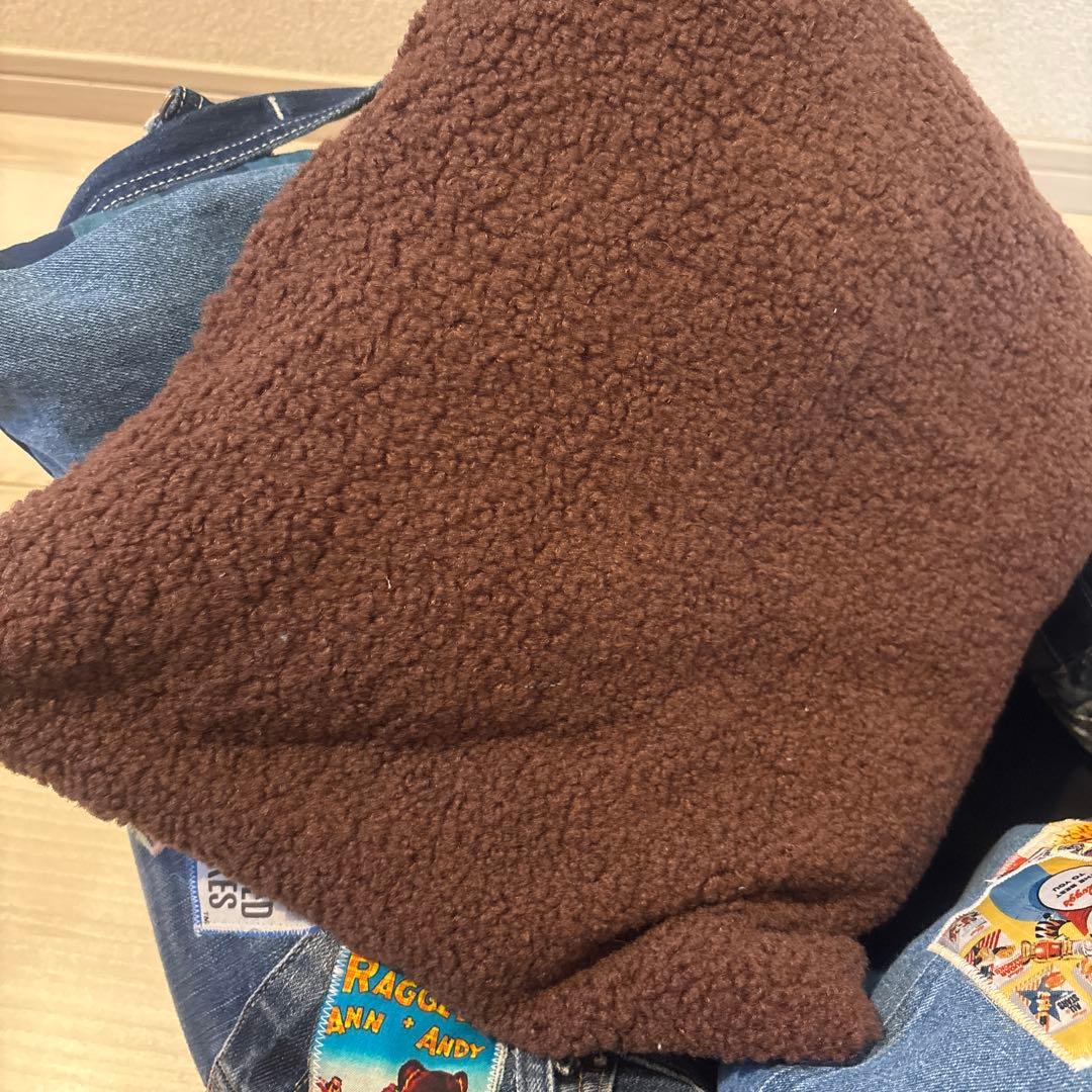 ハンドメイド　デニムリメイク ドライブベッド　ペットキャリー　ペットベッド