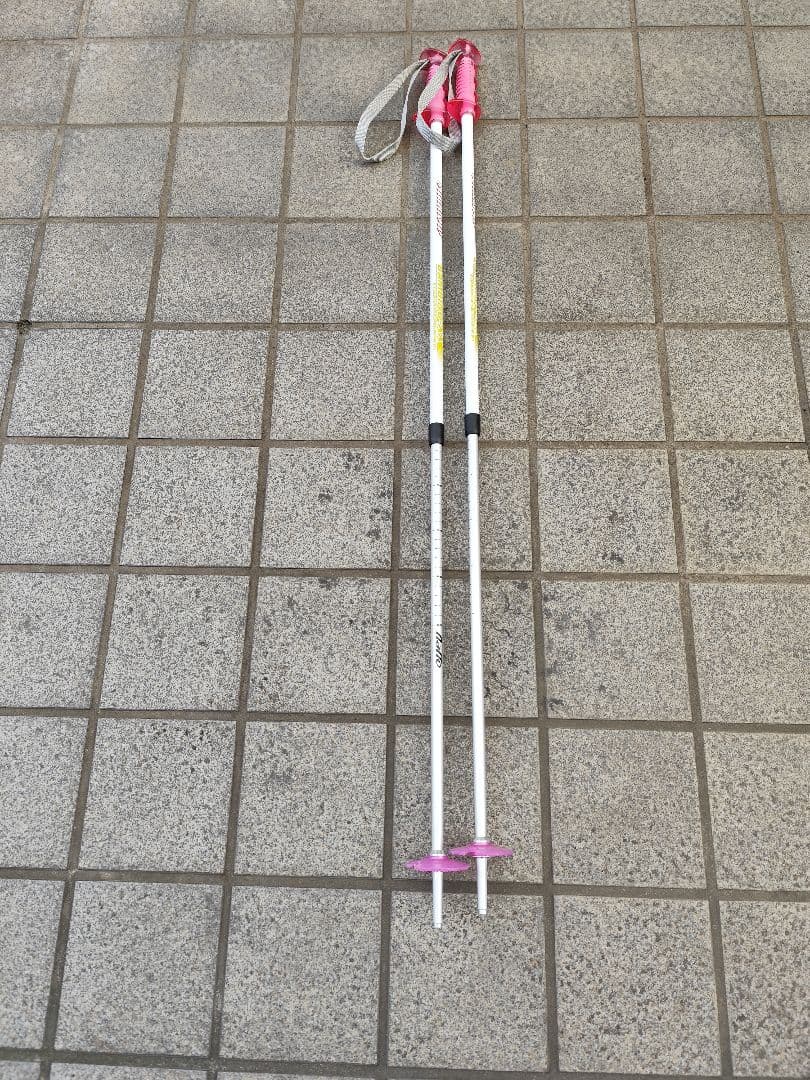 ロシニョールスキー板、ビィンディング、ストック付、140センチ〜 ガールズ