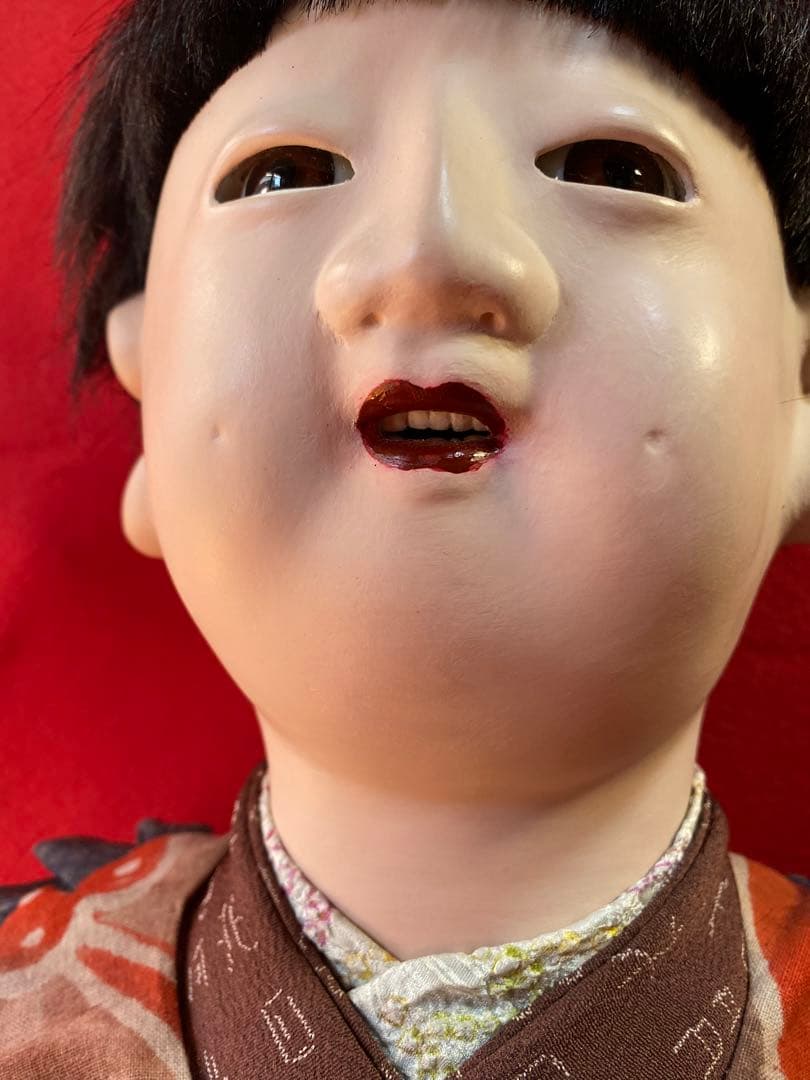 市松人形　男の子、ハンドメイド