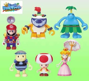 任天堂ボックスフィギュアコレクション　スーパーマリオ　サンシャイン編　全6種