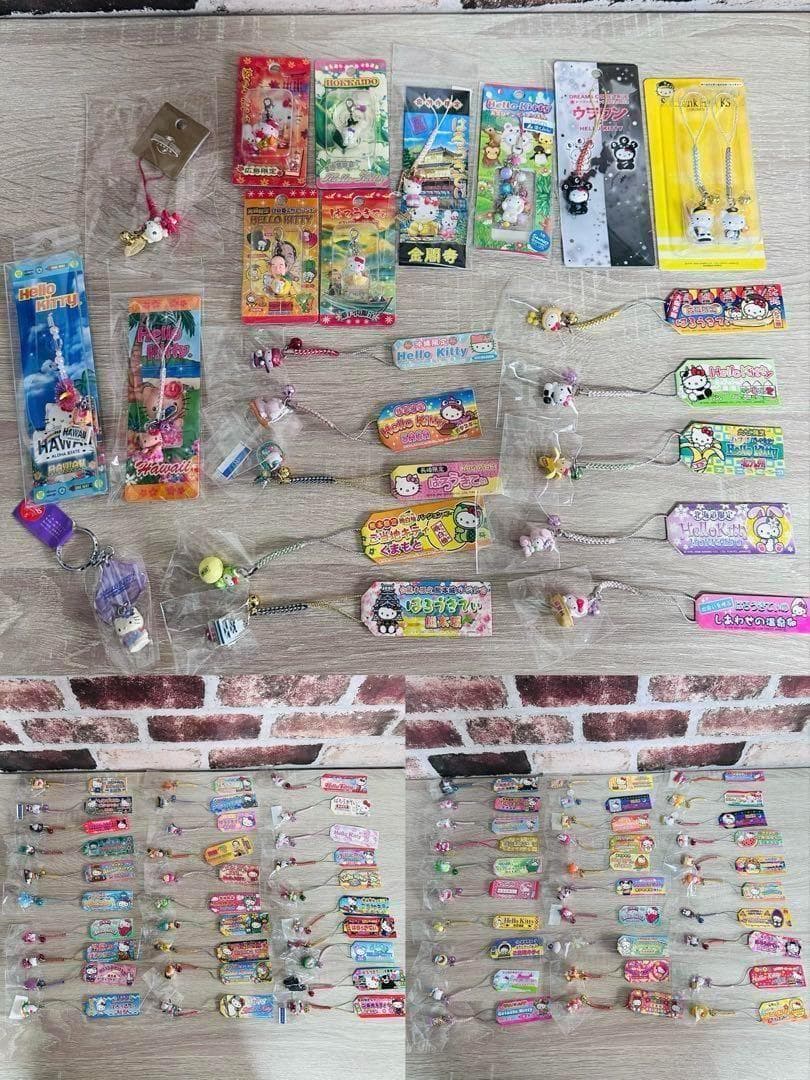 ご当地キティ ハローキティ 根付 ショートストラップ 等　82個　限定品