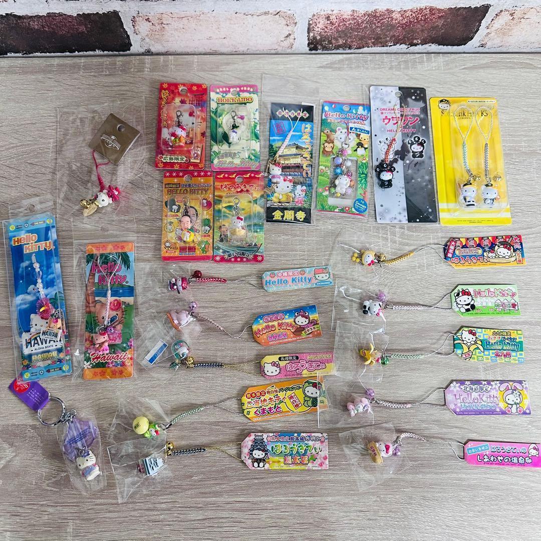 ご当地キティ ハローキティ 根付 ショートストラップ 等　82個　限定品