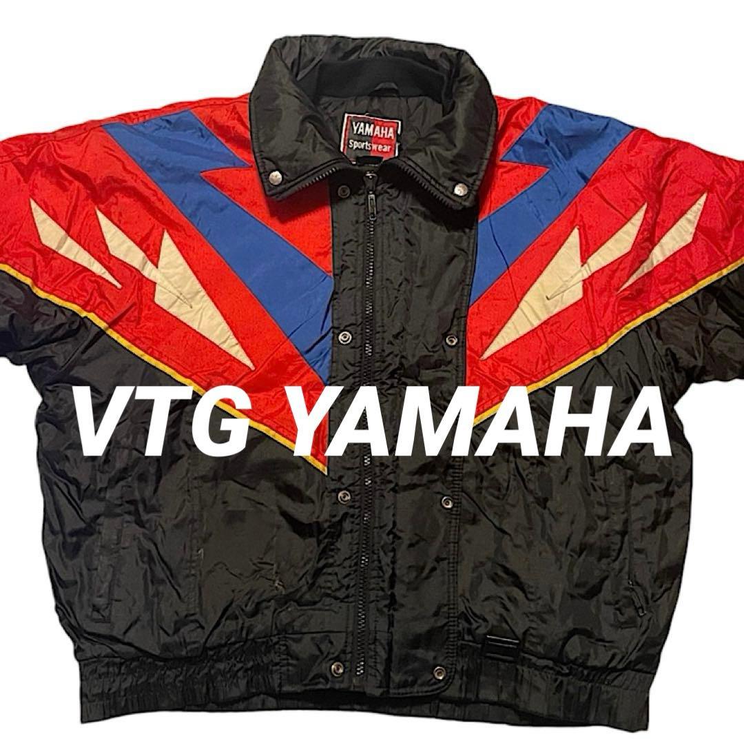 90s YAMAHA ヤマハ中綿入り ナイロン レーシングジャケット ビンテージ
