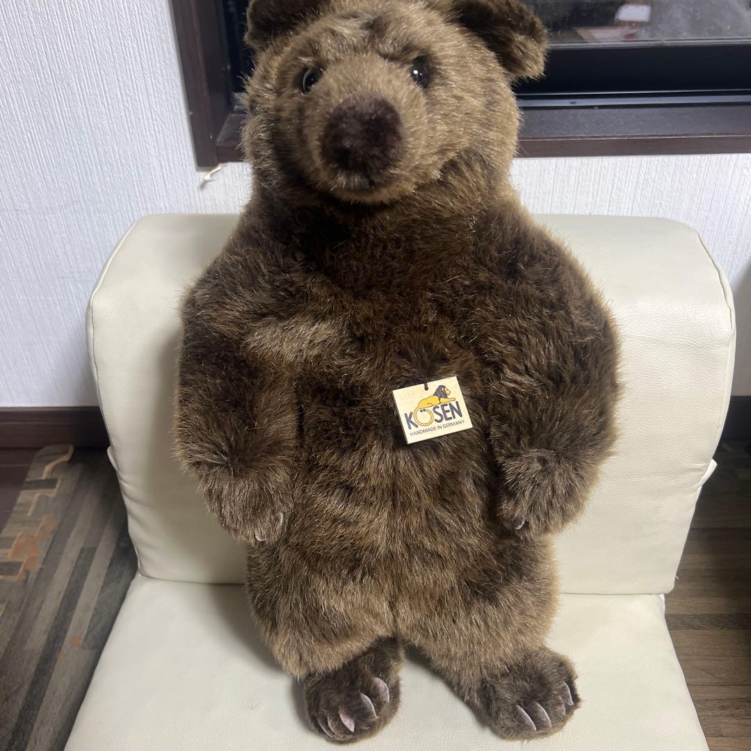 希少 ケーセン社ドイツ手作りクマ ぬいぐるみ