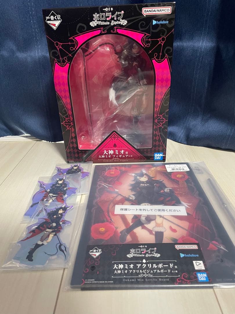 大神ミオ賞 大神ミオ フィギュア　アクリルボード　アクリルスタンド