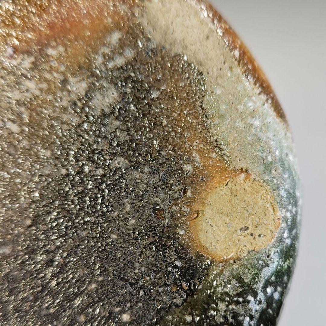 イ414 水指『杉本忠（瑞峯）作』『信楽　細水指　共箱』茶道具