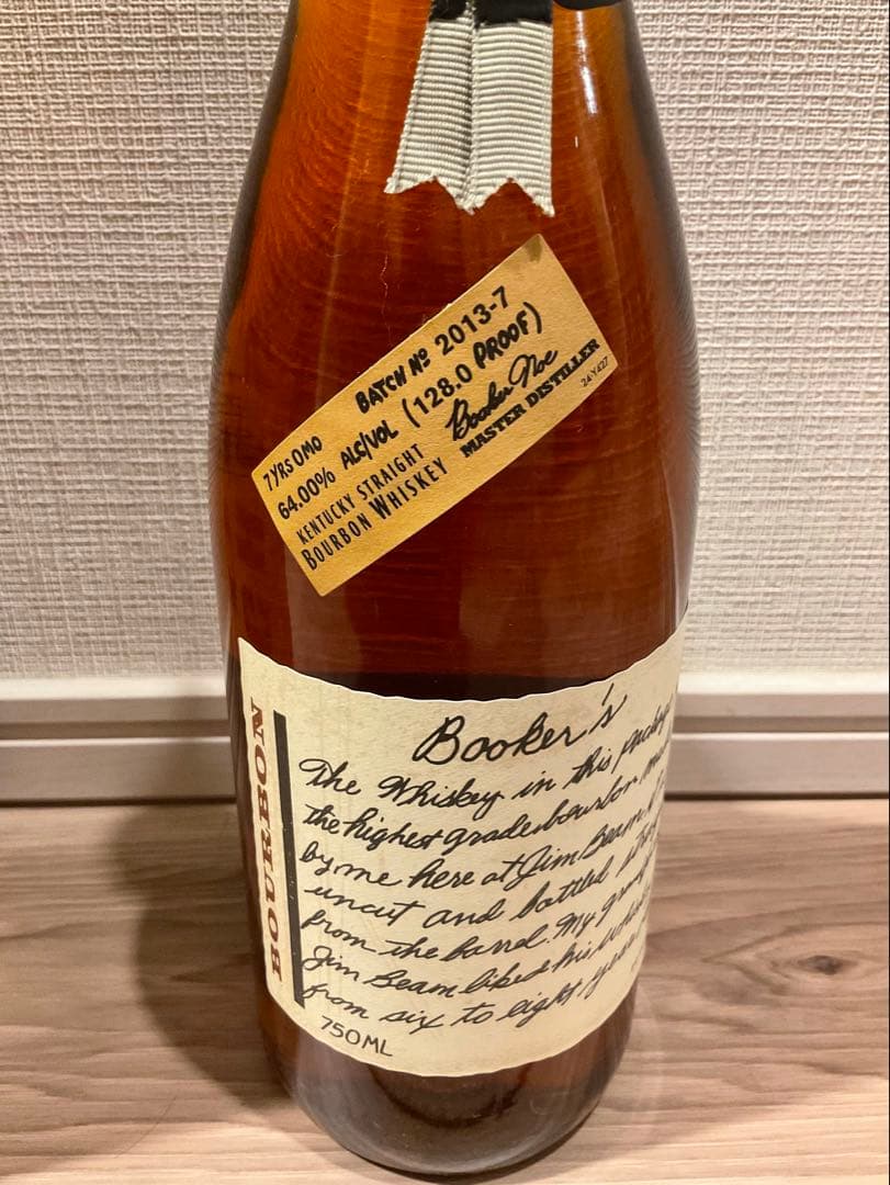 般*湯様 ★稀少2013年製★Booker's バーボンウイスキー 750ml