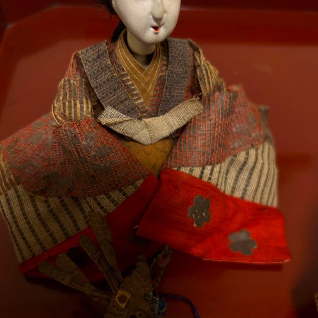 南魚沼市からでました、大名家縁の雛人形　江戸期頃？