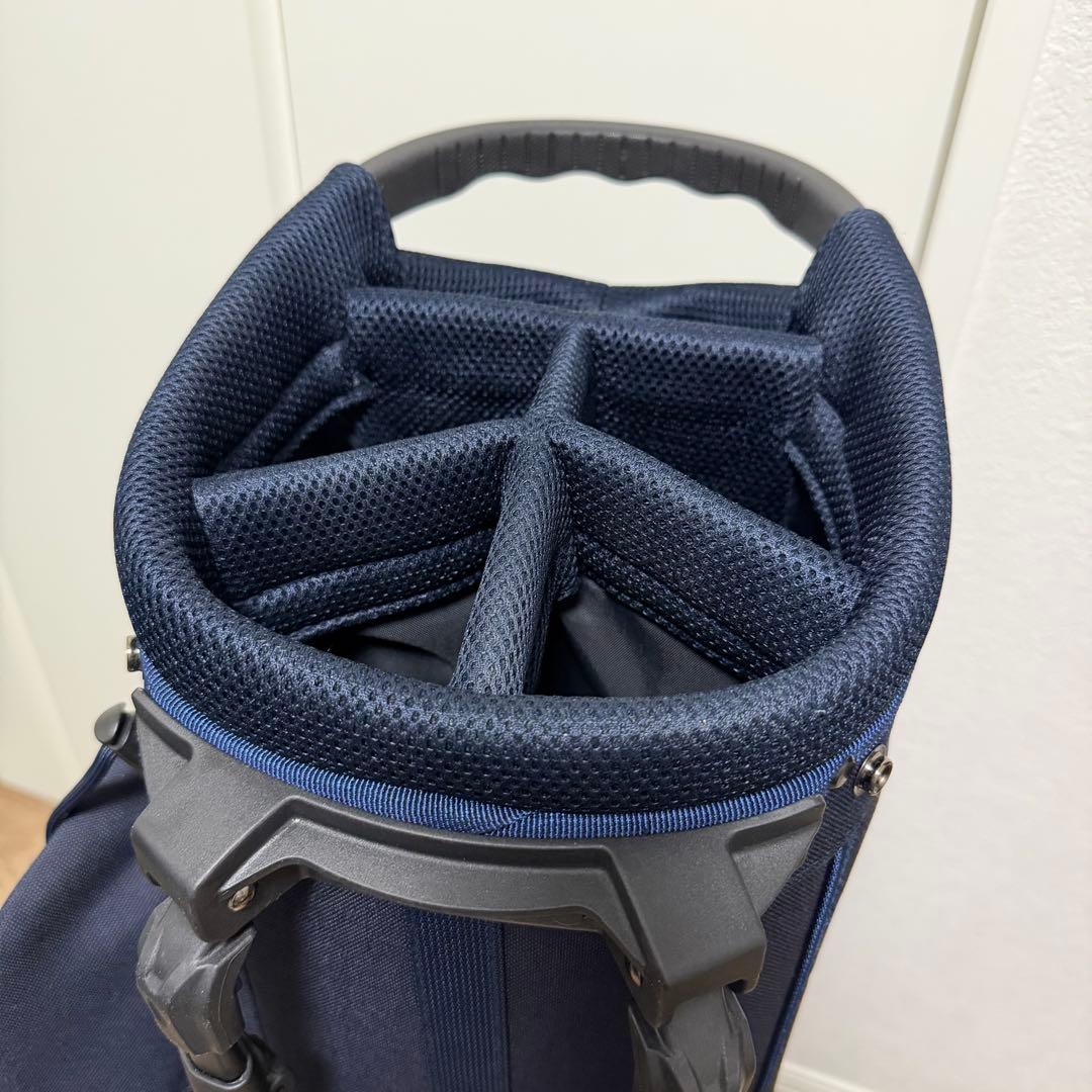 未使用に近い BRIEFING キャディバッグ ネイビー CR-04#02