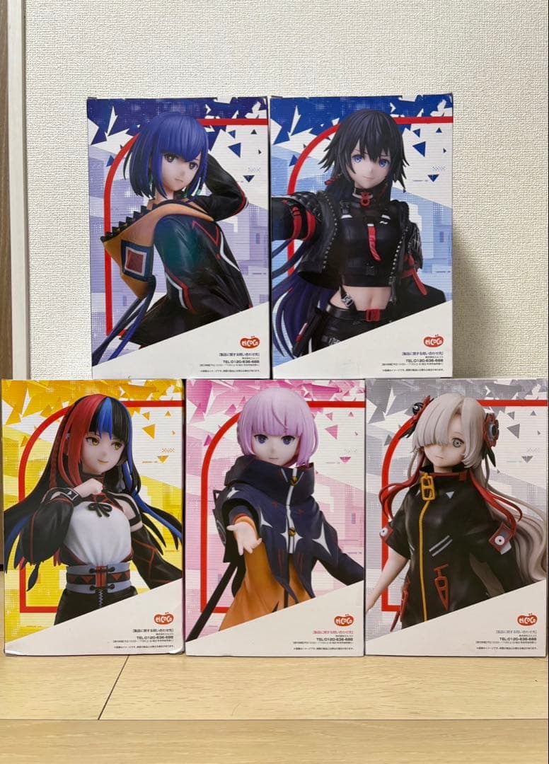 神椿市建設中。 ラウンドワン限定 フィギュア 5体セット