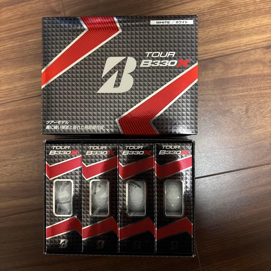 ブリヂストンTOUR B330Xゴルフボール ホワイト 3ダース 未使用品