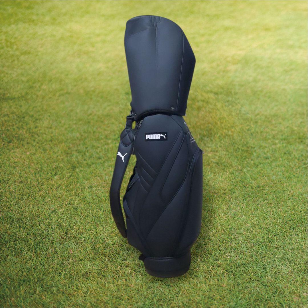 【美品】PUMA ゴルフ　キャディバッグ　ブラック