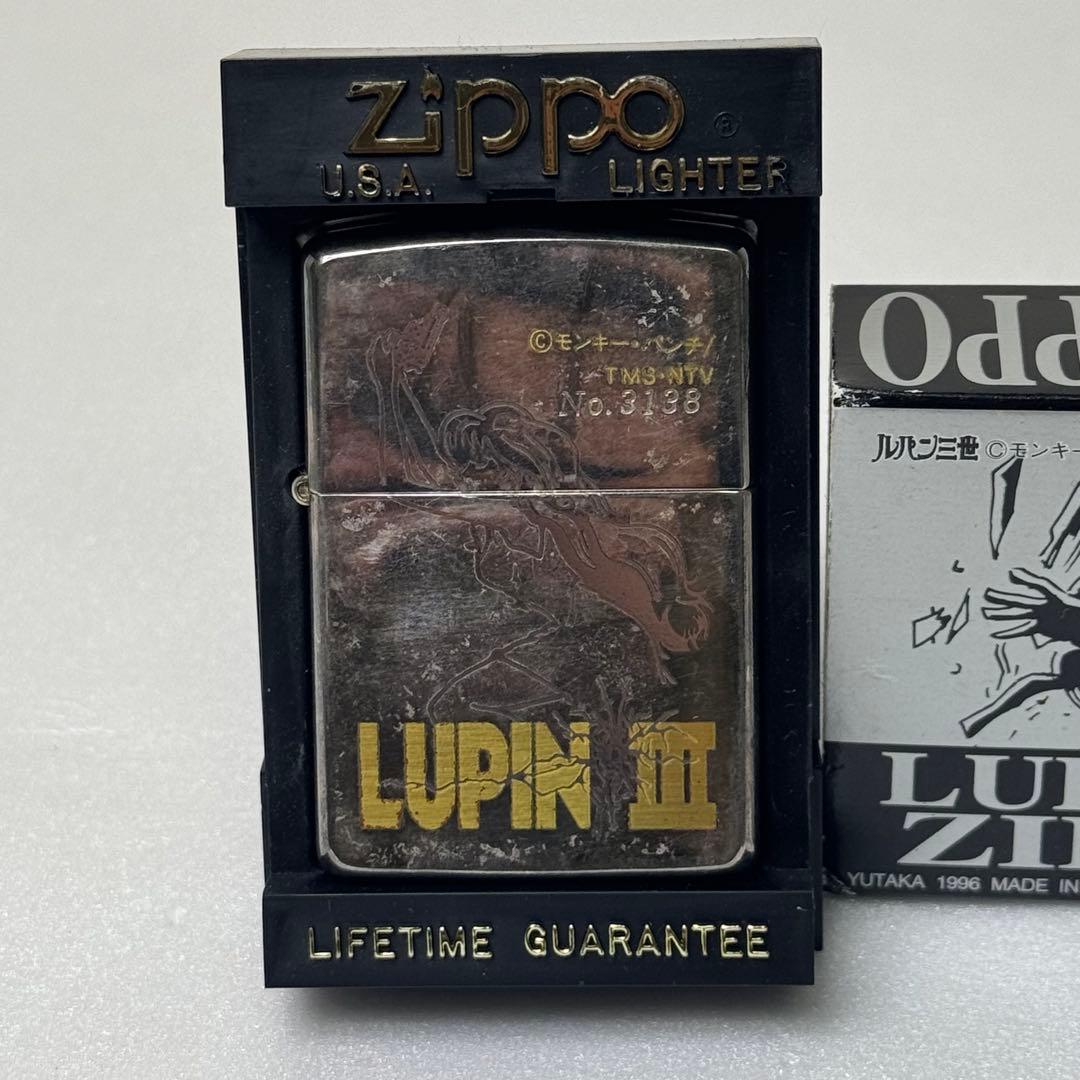 【希少・当時物】ZIPPO ルパン三世 峰不二子 1996年製 箱付き 着火OK